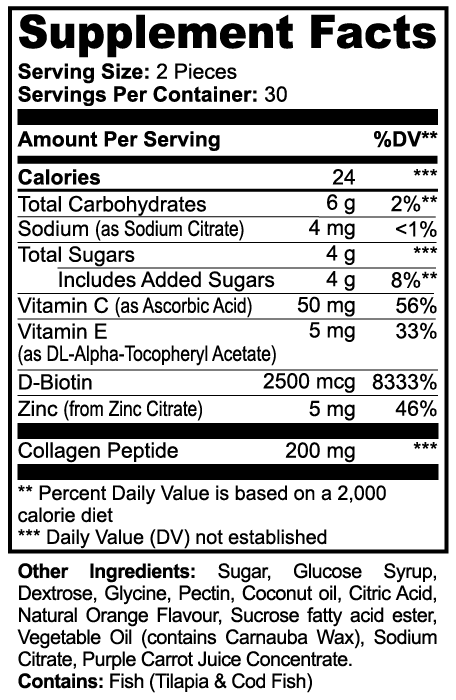 Collagen Peptides + Vitamin C Gummies