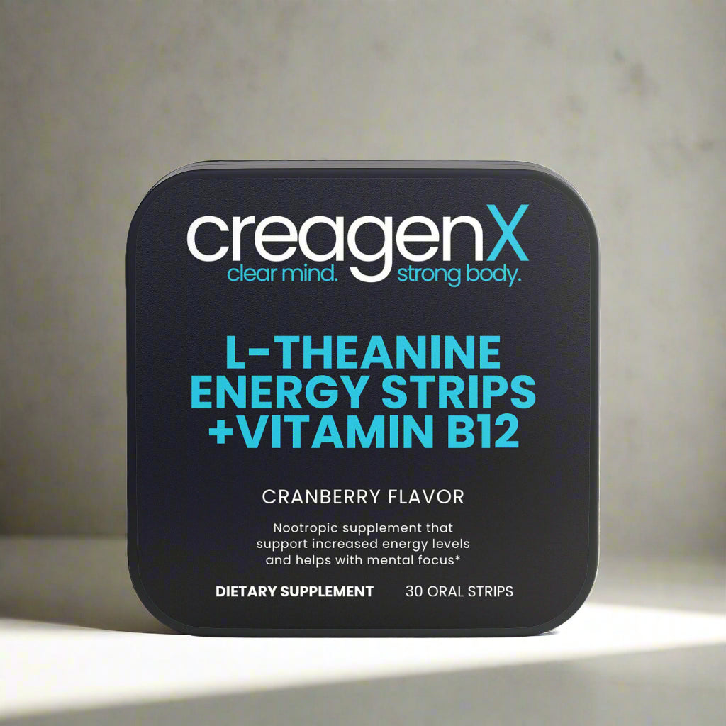 CREAGENX EXCLUSIVE: Nootropic Energy Strips with L-Theanine and Vitamin B12