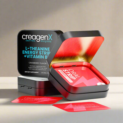 CREAGENX EXCLUSIVE: Nootropic Energy Strips with L-Theanine and Vitamin B12