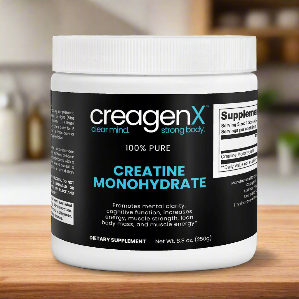 100% Pure Creatine Monohydrate - Micronized for Fast Absorption