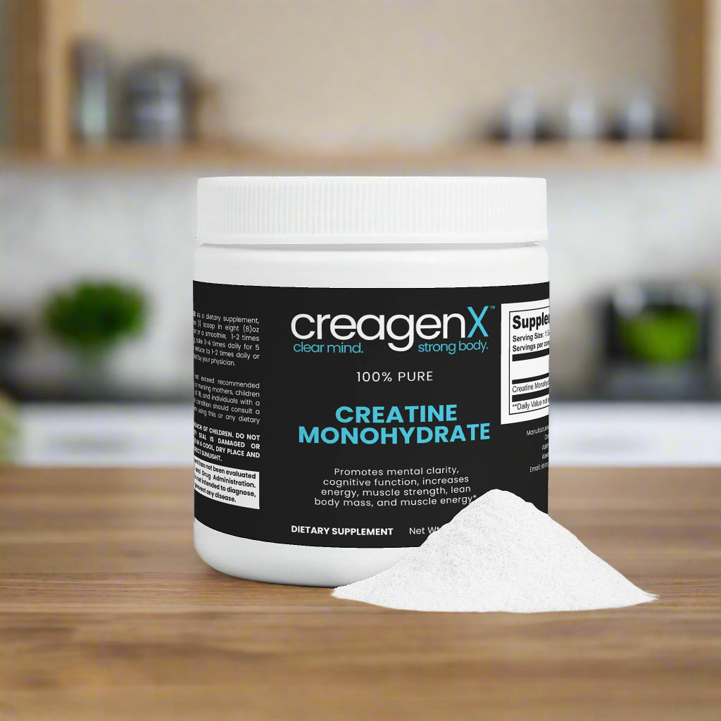 100% Pure Creatine Monohydrate - Micronized for Fast Absorption