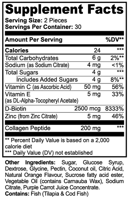 Collagen Peptides + Vitamin C Gummies