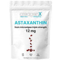 Astaxanthin Radiance Blend™ - Astaxanthin 12mg, 120 softgels,  Skin Health Supplement, Powerful Carotenoid Antioxidants w. 100% Natural Astaxanthin from MicroAlgae